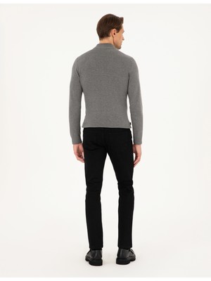 Pierre Cardin Erkek Siyah Slim Fit Jean Pantolon 50299849-Vr046