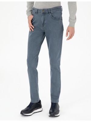 Pierre Cardin Erkek Mavi Slim Fit Jean Pantolon 50299928-VR036