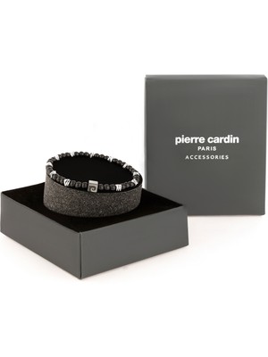 Pierre Cardin Erkek Siyah Metal Bileklik 50306539-001