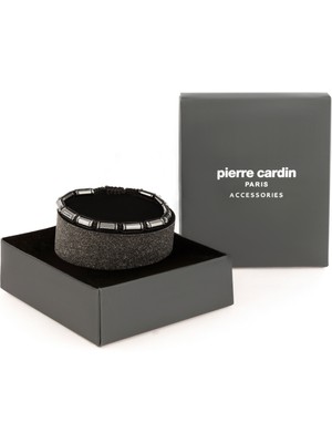 Pierre Cardin Erkek Siyah Metal Bileklik 50306639-049