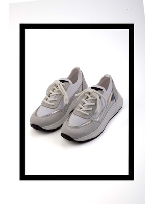 Bambi Beyaz Ayna   Kadın Sneaker K01228010339