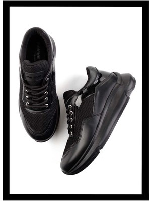 Bambi Siyah File   Kadın Sneaker K01228204022