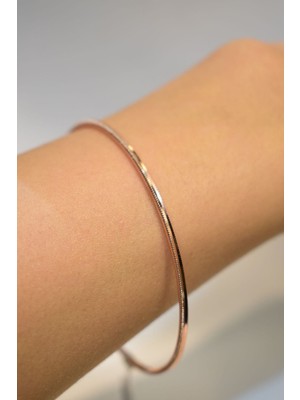 Yenigün Kuyumculuk 14 Ayar Altın Rose Ajda Bilezik