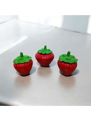 Çilek Figürlü Sunumluk Lokumluk Şekerlik , Baharatlık ,saklama Kabı
