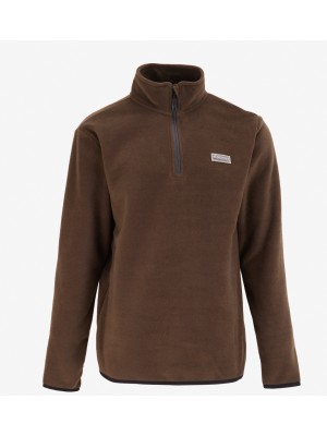 Discovery Expedition Düz Haki Erkek Polar Sweatshırt D4WM-SWT3993