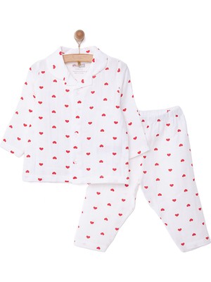 HelloBaby Müslin Pijama Takımı Kız Bebek