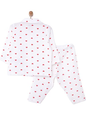 HelloBaby Müslin Pijama Takımı Kız Bebek