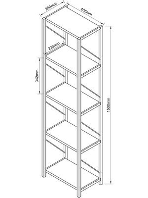 Remaks Jattebo 160 cm Tv Ünitesi Seti Yaşam Ünitesi Seti  Metal  Antrasit