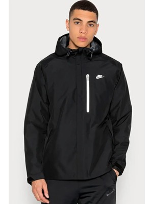 Nike Sportswear Storm-Fit Legacy Shell Full-Zip Erkek Siyah Günlük Spor Ceket