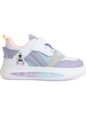 Kidessa 2092-PEPINO Anatomik Tabanlı Ultra Hafif Unisex Çocuk Sneakers Ayakkabı  - NKT02092-BEYAZ Lila-26