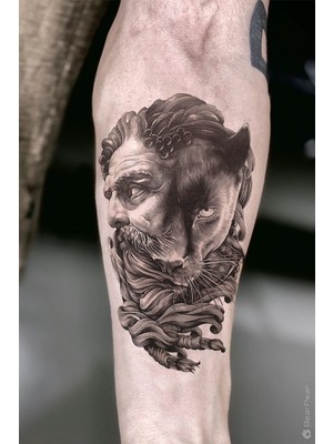 BP Tattoo Kara Panter Geçici Dövme