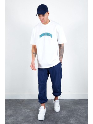 Edition Lacivert Erkek Jogger Paraşüt Pantolon| MES616803-01-6803