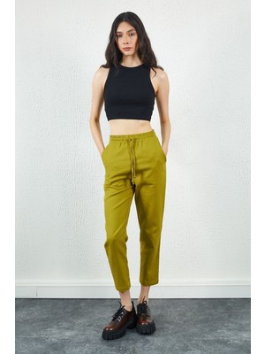 Edition Olive Gabardin Kadın Jogger Pantolon| EK100667567