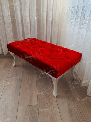 AldaGelsin 110 cm Kapitoneli Ayak Ucu Kapı Önü Antre Bench Puf