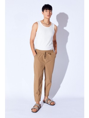 Man Edition Taş Paraşüt Esnek Likralı Baggy Kesim Beli Lastikli Rahat Kesim Erkek Pantalon Jogger | EE1000611015