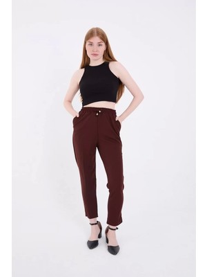 Blacktree Kadın Tam Kalıp Basic Eşofman Pantolon - Bordo