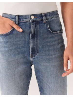 The White Company Kadın Marlow Ankle Grazer Düz Paça Jean Pantolon