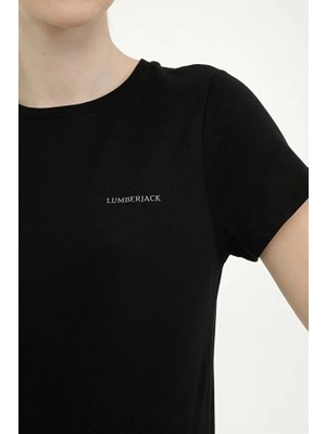 Lumberjack W-CT122 Basıc Neck 101339634 Bayan T-Shırt
