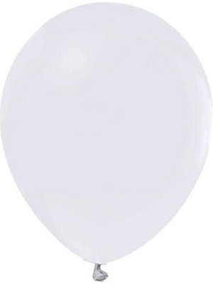 Tahtakale Toptancı Metalik  Balon 12 Inç Baskısız (100 Adet)  Beyaz
