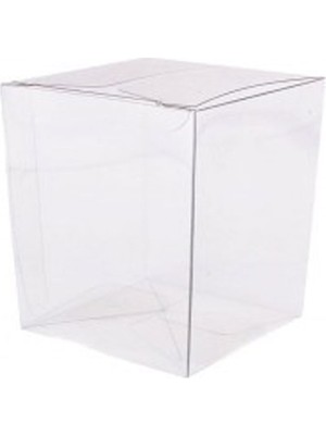 Tahtakale Toptancı Asetat Kutu 8 x 8 x 10  cm  (25 Adet)