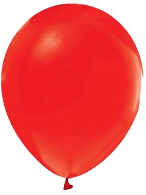 Tahtakale Toptancı Metalik  Balon 12 Inç Baskısız (100 Adet)  Kırmızı