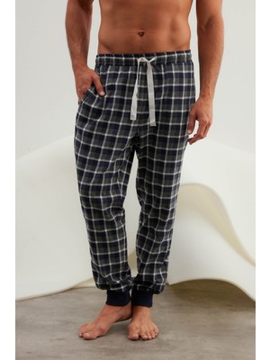 Erkek Dokuma Cepli Uzun Pijama Altı