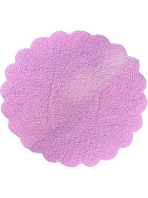 Tahtakale Toptancı Karlı Organze Hazır Kesilmiş Tül 18  cm  (100 Adet)  Pembe