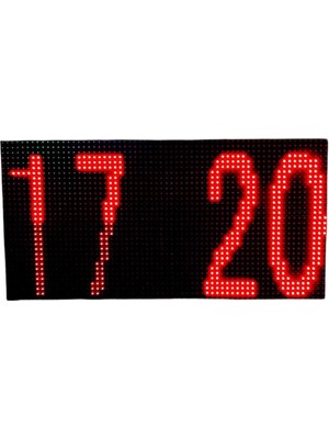 Sanec Iç Mekan Dijital Duvar Saati ve Derece (Kasa Ölçüsü 32X64 Cm)