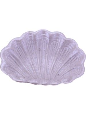 Polyester Istiridye Deniz Kabuğu Şekilli 7  cm  (25 Adet)  Sedef