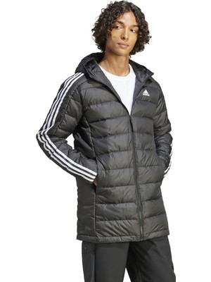 adidas Ess 3s L D H Pa Erkek Siyah Mont HZ8522