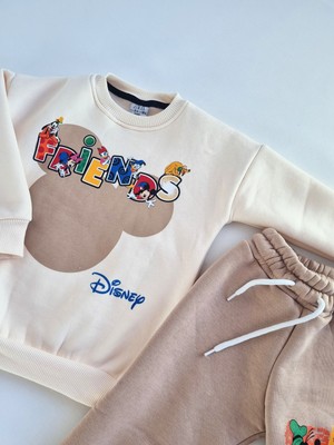 Delouise Baby Çocuk Disney Karakterli Alt Üst Eşofman Takımı