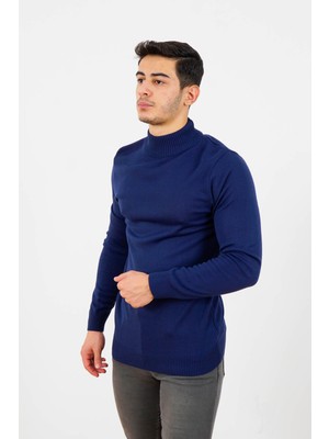 Erkek  Kazak 8709 Yarım Balıkçı