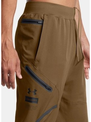 Under Armour Kiremit Erkek Dar Paça Lastikli Bel Normal Kalıp Eşofman Altı 1352026-498 Ua Unstoppable Cargo Pa