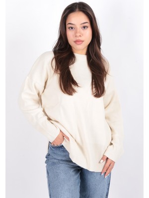 Fashion Friends 24K0263K1 Kadın Bisiklet Yaka Tunik