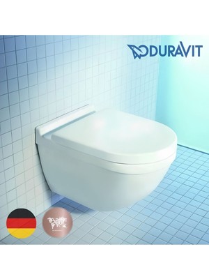 Duravit Starck 3 Rimless Asma Klozet + Duravit Yavaş Kapak 45273900A1