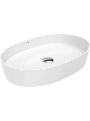 Creavit LP170 Loop 70 Oval Deliksiz Lavabo, 70X40 cm