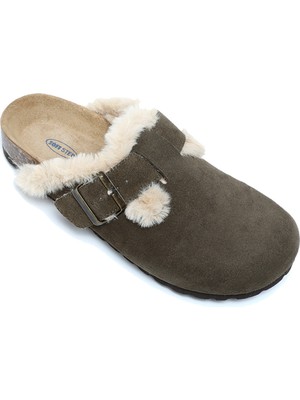 Kifidis Softstep K14207-029SD Kifidis Soft Step Kadın Süet Deri Sabo Mantar Terlik 36-41