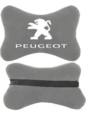 1Araba 1Ev 2'li Set Peugeot Araçlarla Uyumlu Ortopedik Oto Boyun Yastığı