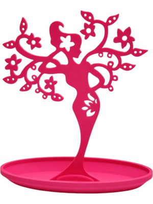 NBShop Ağaç Perisi Tasarımlı Takı Standı - Takı Askılığı - Pembe