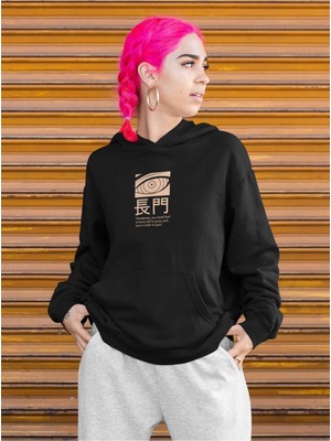 Cngz Shop Naruto Nagato Sırt Baskılı Kapüşonlu Sweatshirt, Unisex Oversize Anime Baskılı Hoodie