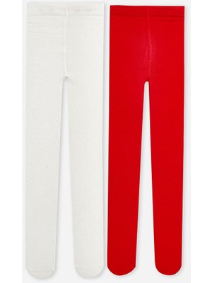 Lcw Kids Basic Kız Çocuk Külotlu Çorap 2'li