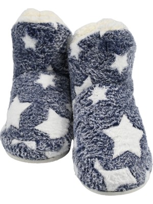 Sia Çanta Eva Kaymaz Taban Içi Kürklü  , Uzun Konçlu ,  Kürk Kumaş Üşümeyen Ayaklar Için Sıçacık Bayan Panduf