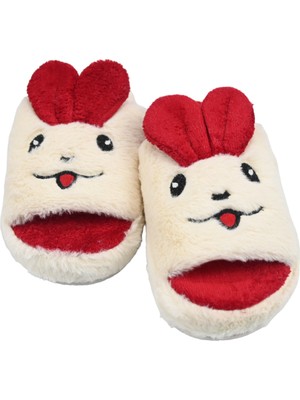 Sia Çanta Eva Taban Comfortline Kaydırmaz Halı Terliği Kürklü Sevimli Tavşan Figürlü Üşümeyen Ayaklar Kadın Terlik