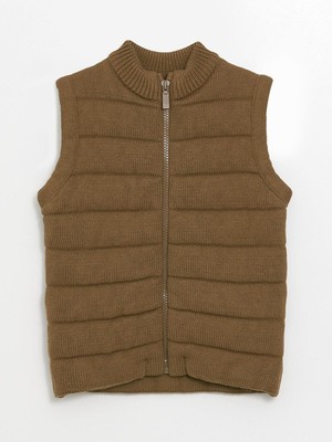 Lcw Kids Bisiklet Yaka Erkek Bebek Fermuarlı Yelek