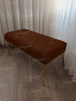 AldaGelsin Lüks Modern Çizgi Model Bench Puf (100 Cm)