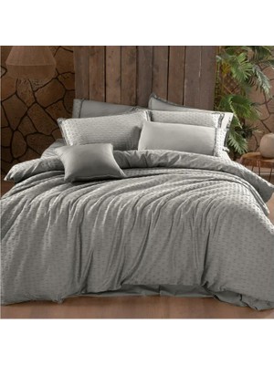 Sarev Mood Comfort Marbella Çift Kişilik Gri Nevresim Takımı