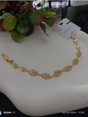 Xuping Jewelry 14 Ayar Kaplama Vip Bileklik 01