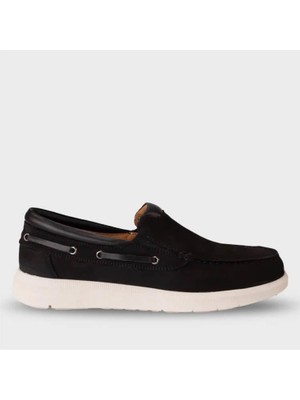 Forelli Adler-G Comfort Erkek Ayakkabı Siyah Nubuk