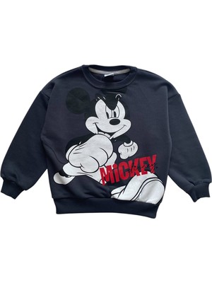 Şeker Kids Erkek Çocuk Pamuklu Mickey Mouse Desenli Eşofman Takımı