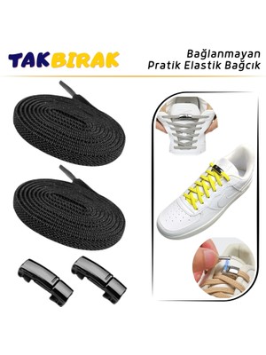 Yefer Store Tak Bırak Manyetikli Bağcık, Mıknatıslı, Elastik, Pratik 1 Çift Bağcık